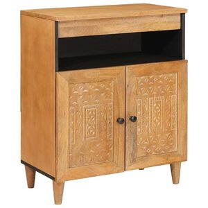 vidaXL Buffet 60 x 33 x 75 cm Madeira de manga maci&ccedil;a