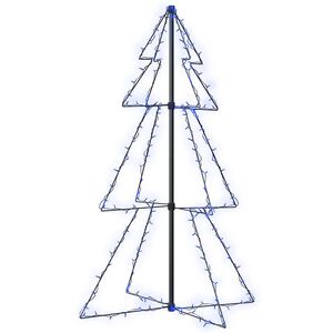 vidaXL &Aacute;rvore de Natal em cone 160 LEDs 78x120 cm interior e exterior