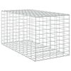 vidaXL Gabion com Fio de 5 mm e Malha de 5x10 cm 50x100x50 cm