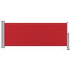 vidaXL Toldo lateral retr&aacute;til para p&aacute;tio 100x300 cm vermelho