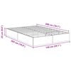 vidaXL Estrutura de Cama Ottoman Branco 203 x 150 x 25 cm