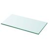 vidaXL Prateleira de vidro 30x12 cm transparente