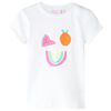 T-shirt infantil cor cru 116