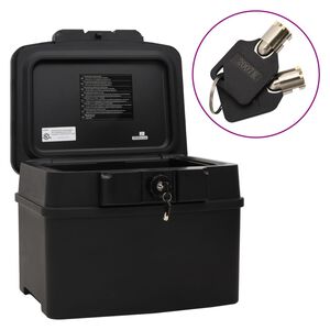 vidaXL Cofre 44x37x34 cm preto