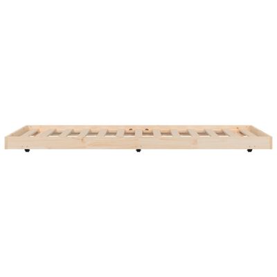 vidaXL Estrutura de cama 90x190 cm madeira de pinho maciça