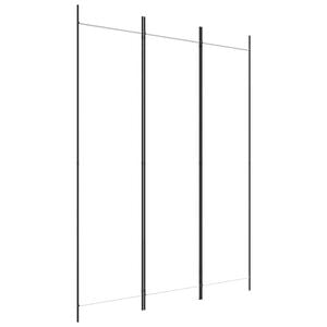 vidaXL Divis&oacute;ria/biombo com 3 pain&eacute;is 150x200 cm tecido branco
