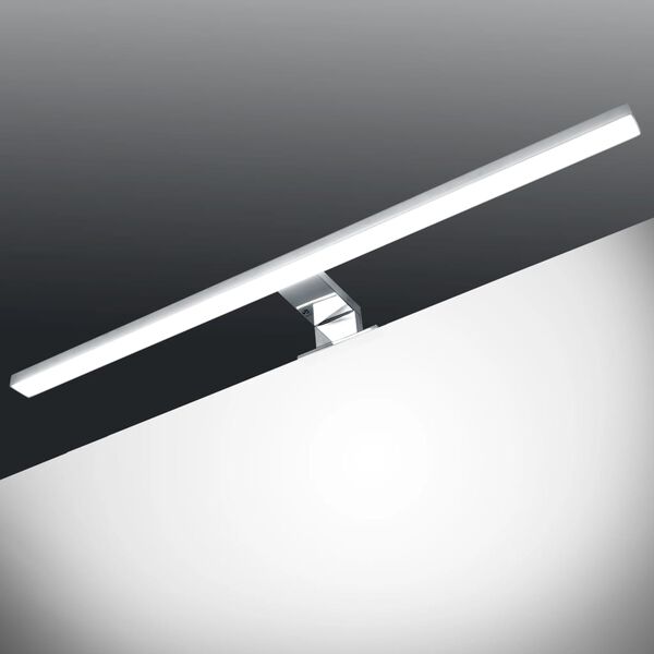 vidaXL Candeeiros para espelho 4 pcs 8 W branco frio