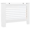 vidaXL Coberturas de radiador 2 pcs 112x19x81,5 cm MDF branco