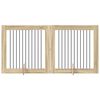 vidaXL Port&atilde;o de C&atilde;o com Suportes 2 pcs Carvalho Sonoma 100 x 100 cm