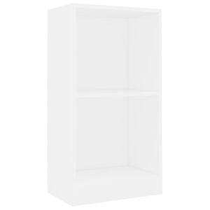vidaXL Estante 40x24x75 cm derivados de madeira branco