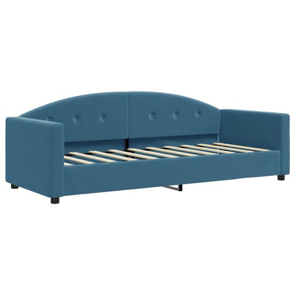 vidaXL Sof&aacute;-cama 80x200 cm veludo azul
