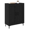 vidaXL Buffet Carvalho Preto 69,5 x 34 x 90 cm
