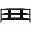 vidaXL Arm&aacute;riodeTVdeCanto Preto 102x40,5x45cm Madeira processada