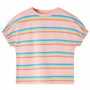 T-shirt para crian&ccedil;a cor p&ecirc;ssego 128