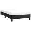 vidaXL Estrutura de cama 80x200 cm couro artificial preto