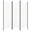 vidaXL Divis&oacute;ria de quarto com 3 pain&eacute;is 150x180 cm branco