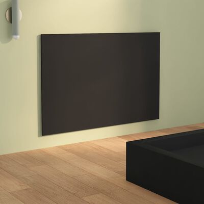 vidaXL Cabeceira de cama 120x1,5x80 cm derivados de madeira preto