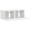 vidaXL Arm&aacute;rio de TV de Parede 2 pcs Branco 60 x 31 x 29.5 cm