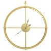 vidaXL Rel&oacute;gio de parede 52 cm ferro dourado