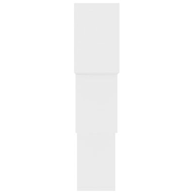 vidaXL Prateleiras de parede cubos 68x15x68 cm contraplacado branco