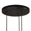 vidaXL Candeeiro suspenso 25 W 30x30x100 cm E27 preto