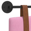 vidaXL Cabeceira Suspensa Liso Rosa 90 x 55 x 5 cm PU Antigo