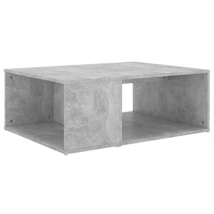 vidaXL Mesa de centro 90x67x33 cm derivados madeira cinzento cimento