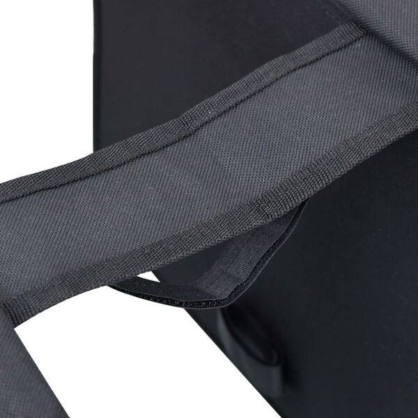 vidaXL Alforge duplo para bicicleta impermeável 35 L preto