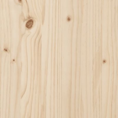 vidaXL Caixa de arrumação jardim 76x42,5x54 cm madeira de pinho maciça