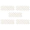 vidaXL Cercas em treli&ccedil;a 5 pcs 180x60 cm madeira de abeto