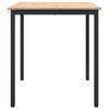 vidaXL Mesa de jantar Natural 70 x 70 x 75 cm