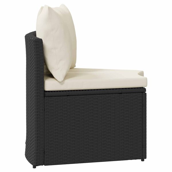 vidaXL Conjunto de Sof&aacute;s 2 pcs Preto