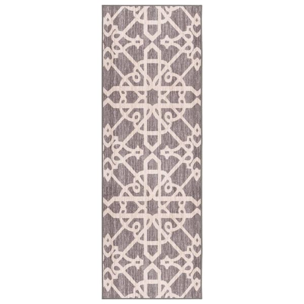 vidaXL Tapete/passadeira 80x300 cm castanho