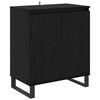 vidaXL Buffet Carvalho Preto 60 x 35 x 70 cm Madeira processada
