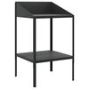 vidaXL Suporte para plantas 56,5x54,5x100 cm a&ccedil;o galvanizado antracite