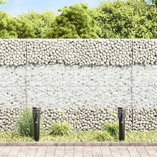 vidaXL Pedras de Jardim Branco 12 cm Vidro
