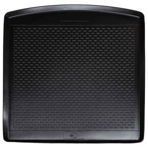 vidaXL Tapete do Porta-Malas Preto Borracha