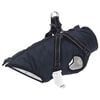 vidaXL Casaco para C&atilde;es Azul Marinho L32 Velo e Poli&eacute;ster