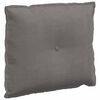 vidaXL Travesseiro para Costas Cinzento-claro 60 x 50 cm