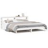 vidaXL Cama sem colch&atilde;o 180x200 cm madeira de pinho maci&ccedil;a branco