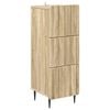 vidaXL Gabinete de Gavetas Carvalho Sonoma 33 x 34,5 x 92 cm