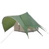 vidaXL Tenda Teepee com telhado Verde e Cinza 600 x 600 x 347 cm