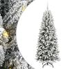 vidaXL &Aacute;rvore de Natal Artificial Branco 180 cm