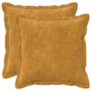 vidaXL Capa almofada 2 unid. HOUTEN Amarelo 50 x 50 cm