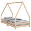 vidaXL Estrutura de cama infantil 90x190 cm madeira de pinho maci&ccedil;a
