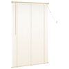 vidaXL Cortina Veneziana Marrom Claro com Padr&atilde;o 150 x 90 cm PVC