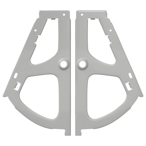 vidaXL Dobradi&ccedil;a de Gaveta Flip 12 pcs Prateado 235 x 155 x 30 mm