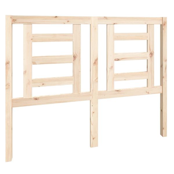 vidaXL Cabeceira de cama 126x4x100 cm pinho maci&ccedil;o