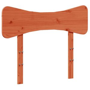 vidaXL Cabeceira 100 cm madeira de pinho maci&ccedil;a castanho-mel