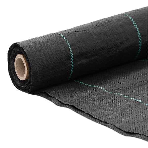 vidaXL Tela para ervas daninhas 2x10 m PP preto